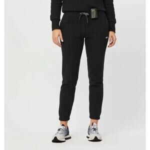 Figs Off-Shift Black Jogger Fleece Sweatpant Women’s Small